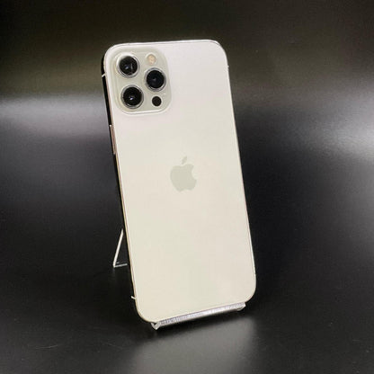 【最速発送】Apple iPhone iPhone 12 Pro Max 256GB シルバー Softbank 白ロム【難有】 77%
