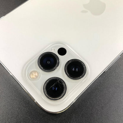 【最速発送】Apple iPhone iPhone 12 Pro Max 256GB シルバー Softbank 白ロム【難有】 77%