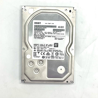 【全額返金保証】【最速発送】HGST HDD 6TB HDN726060ALE610 美品 動作確認済