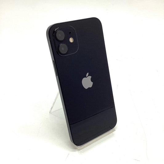 【全額返金保証】【最速発送】Apple iPhone iPhone 12 128GB ブラック au 白ロム 美品 動作確認済 85%