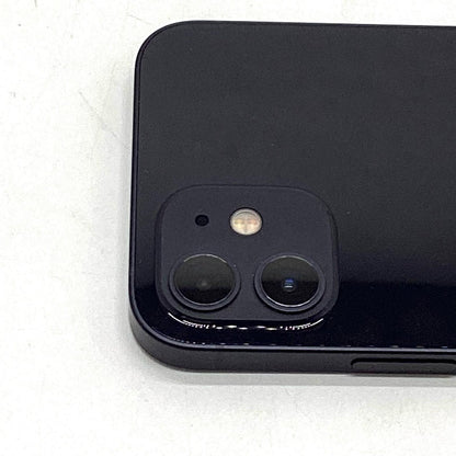 【全額返金保証】【最速発送】Apple iPhone iPhone 12 128GB ブラック au 白ロム 美品 動作確認済 85%