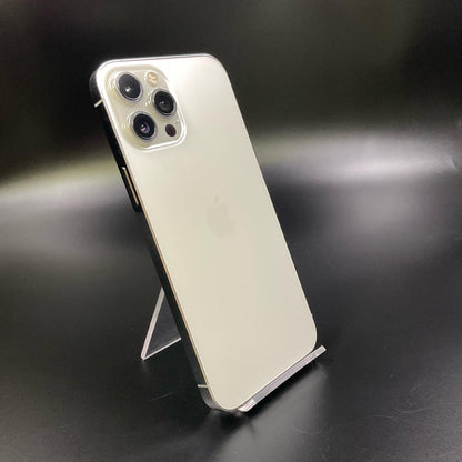 【全額返金保証】【最速発送】Apple iPhone iPhone 12 Pro Max 128GB シルバー au SIMフリー 白ロム 動作確認済 77%