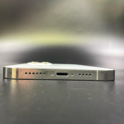 【全額返金保証】【最速発送】Apple iPhone iPhone 12 Pro Max 128GB シルバー au SIMフリー 白ロム 動作確認済 77%