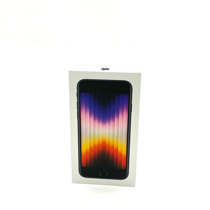 【全額返金保証】【最速発送】Apple iPhone iPhone SE（第3世代） 128GB ミッドナイト Softbank 白ロム 新品未開封 即納OK