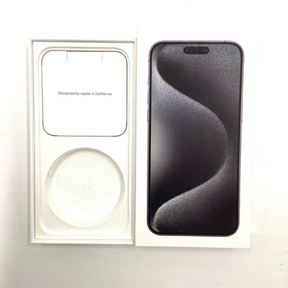 【全額返金保証】【最速発送】Apple iPhone iPhone 15 Pro Max 256GB ブラックチタニウム SIMフリー 白ロム 動作確認済 84%