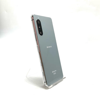 【最速発送】Sony Xperia 5 II 128GB グレー docomo SO-52A 白ロム【難有】