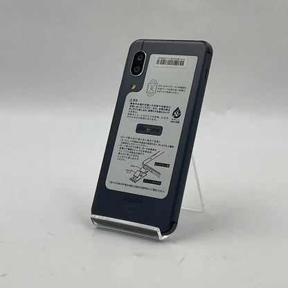 【最速発送】SHARP AQUOS sense3 64GB ブラック docomo SH-02M 白ロム【難有】