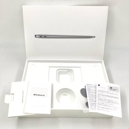 【全額返金保証】【最速発送】Apple MacBook Air Air 13インチ 2020 Apple M1 8GB SSD 256GB スペースグレイ 100% 美品 動作確認済