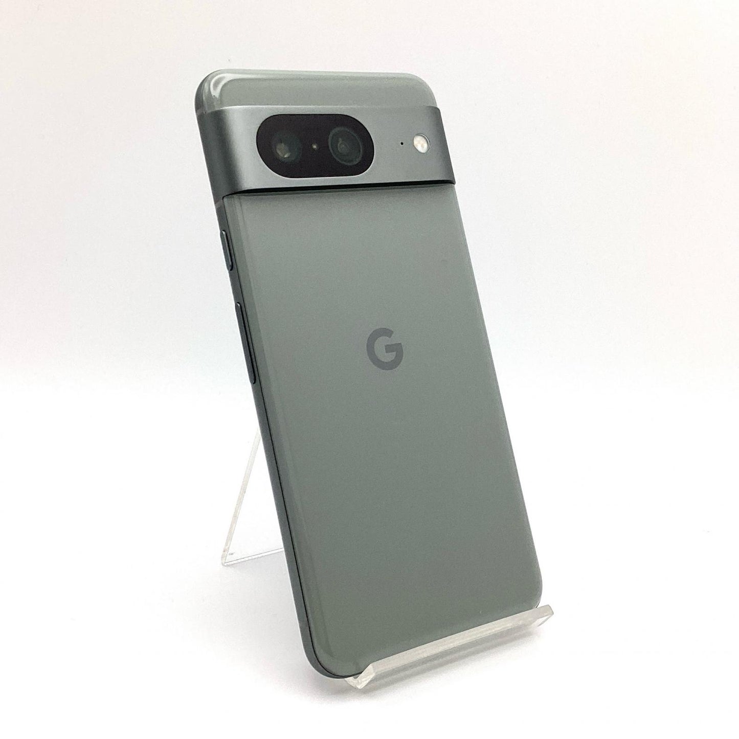 【全額返金保証】【最速発送】Google Pixel 8 128GB グレイ au SIMフリー 白ロム 美品 動作確認済