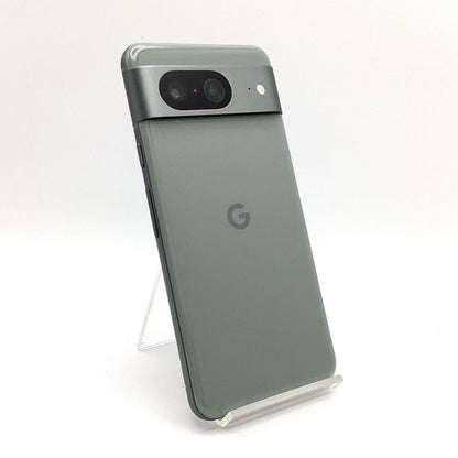 【全額返金保証】【最速発送】Google Pixel 8 128GB グレイ au SIMフリー 白ロム 美品 動作確認済
