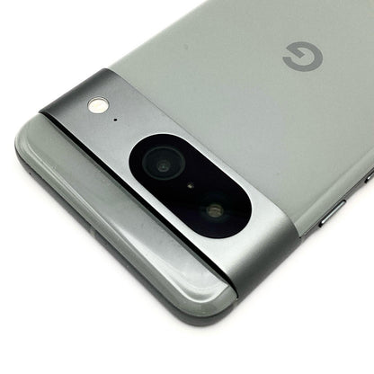 【全額返金保証】【最速発送】Google Pixel 8 128GB グレイ au SIMフリー 白ロム 美品 動作確認済
