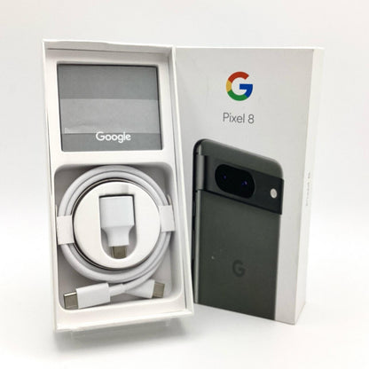 【全額返金保証】【最速発送】Google Pixel 8 128GB グレイ au SIMフリー 白ロム 美品 動作確認済