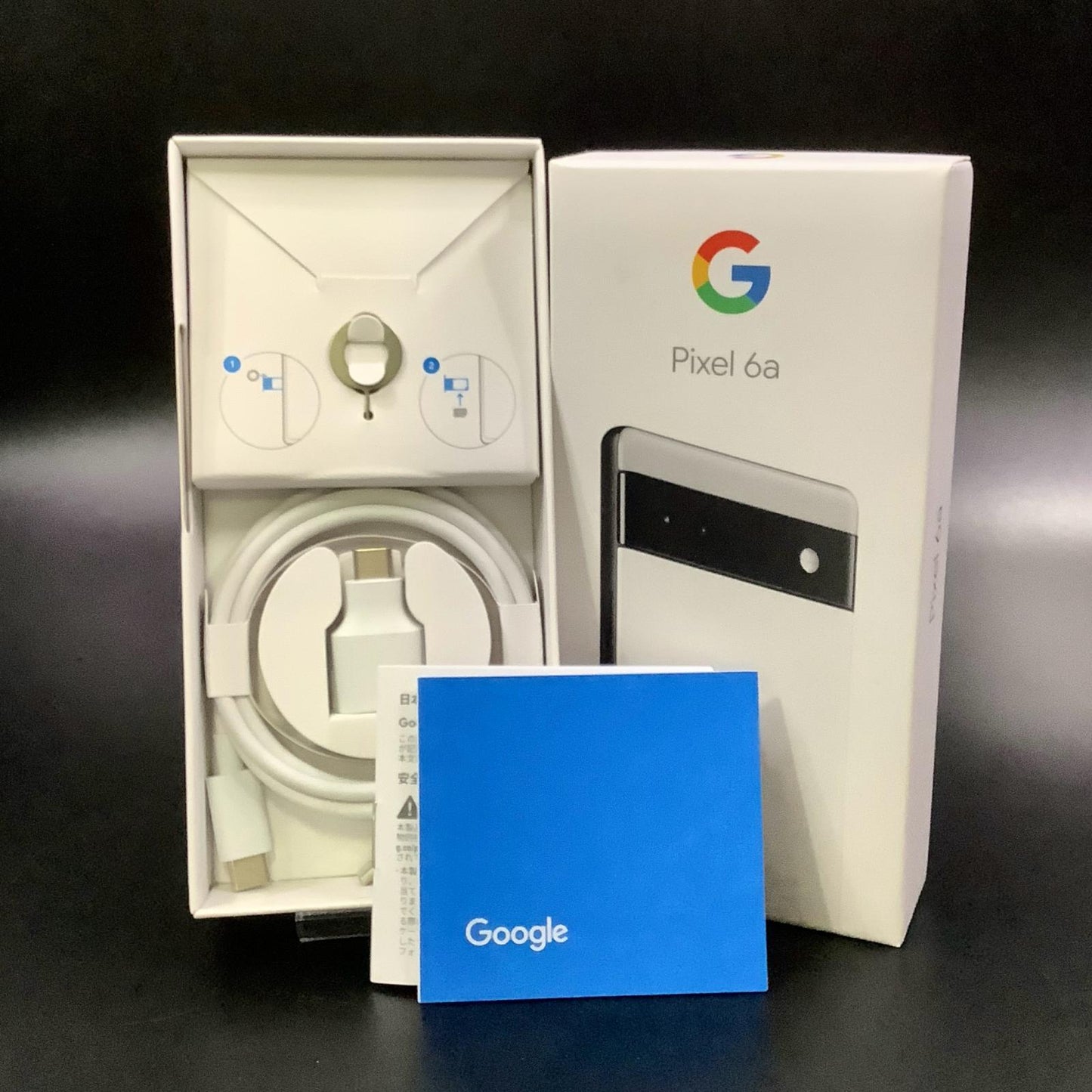 【全額返金保証】【最速発送】Google Pixel 6a 128GB ホワイト au SIMフリー 白ロム 動作確認済