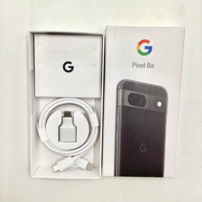 【全額返金保証】【最速発送】Google Pixel 8a 128GB ブラック au SIMフリー 白ロム 美品 動作確認済