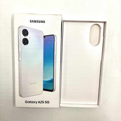 【全額返金保証】【最速発送】SAMSUNG Galaxy A25 5G 64GB ホワイト au SIMフリー 白ロム 美品 動作確認済