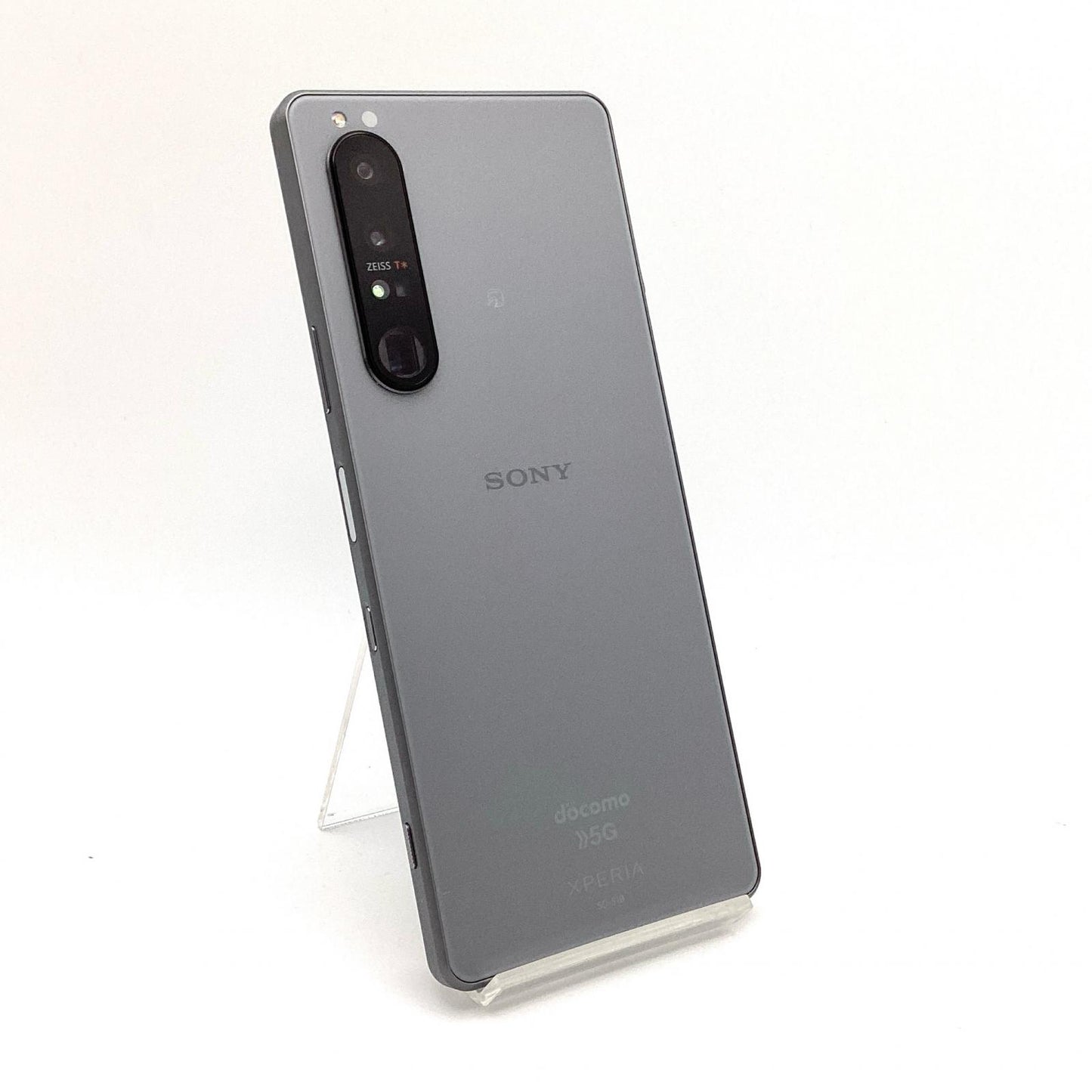 【全額返金保証】【最速発送】Sony Xperia 1 III 256GB グレイ docomo SIMフリー 白ロム 美品 動作確認済