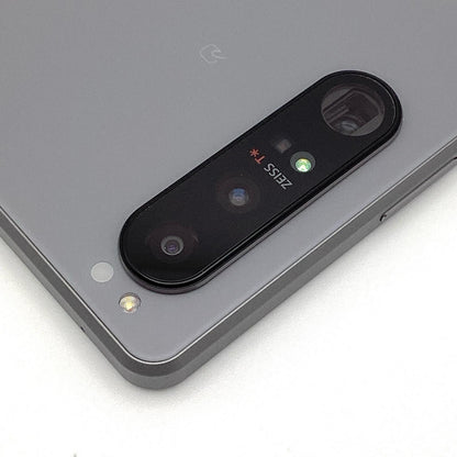 【全額返金保証】【最速発送】Sony Xperia 1 III 256GB グレイ docomo SIMフリー 白ロム 美品 動作確認済