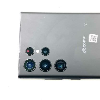 【全額返金保証】【最速発送】SAMSUNG Galaxy S22 Ultra 256GB ブラック docomo SIMフリー 白ロム 美品 動作確認済