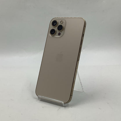 【全額返金保証】【最速発送】Apple iPhone iPhone 12 Pro Max 256GB ゴールド docomo 白ロム 動作確認済 79%