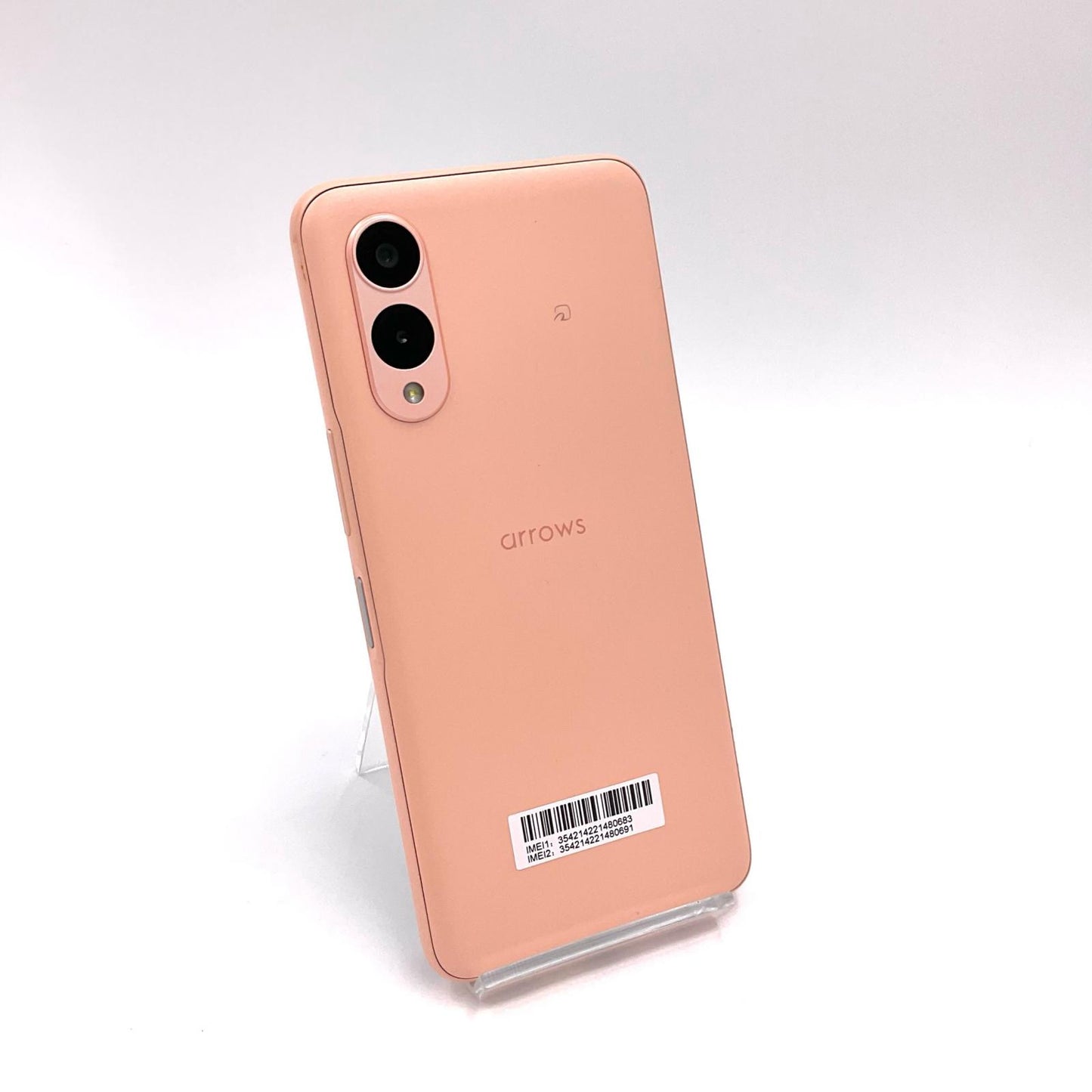 【全額返金保証】【最速発送】富士通 arrows We2 64GB ライトオレンジ docomo F-52E 白ロム 動作確認済