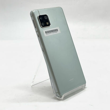 【全額返金保証】【最速発送】SHARP AQUOS sense5G 64GB オリーブシルバー au SHG03 白ロム 動作確認済