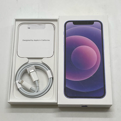 【全額返金保証】【最速発送】Apple iPhone iPhone 12 mini 128GB パープル SIMフリー 白ロム 動作確認済 78%
