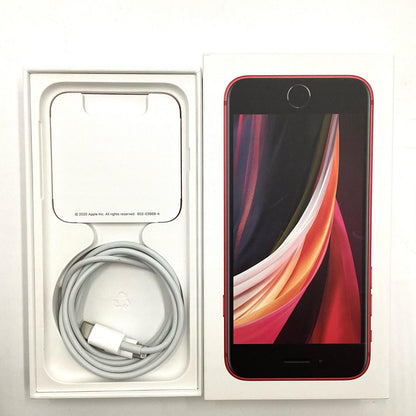 【全額返金保証】【最速発送】Apple iPhone iPhone SE（第2世代） 64GB (PRODUCT)RED au 白ロム 動作確認済 84%