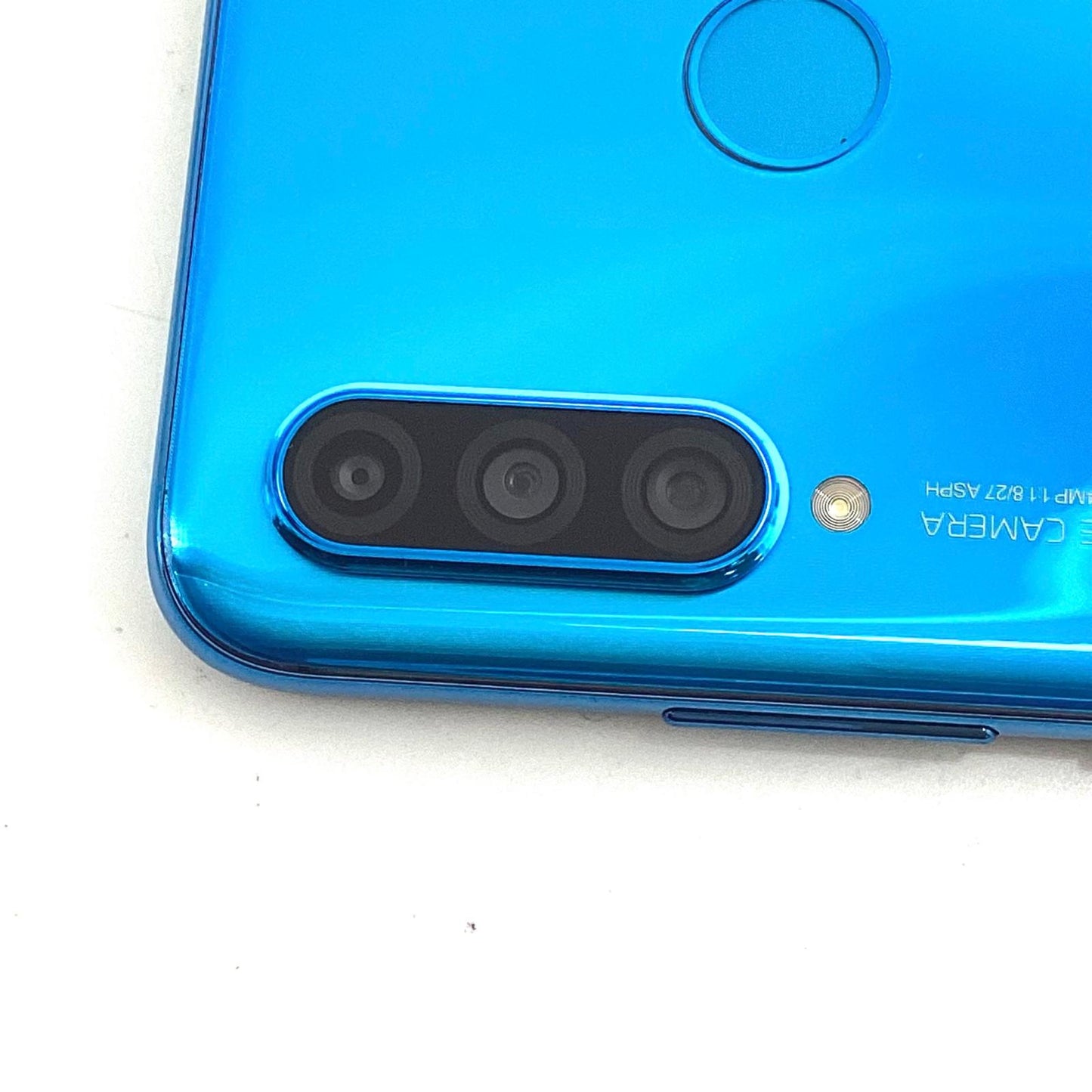 【全額返金保証】【最速発送】Huawei P 30 lite 128GB ピーコックブルー au HWV33 白ロム 動作確認済