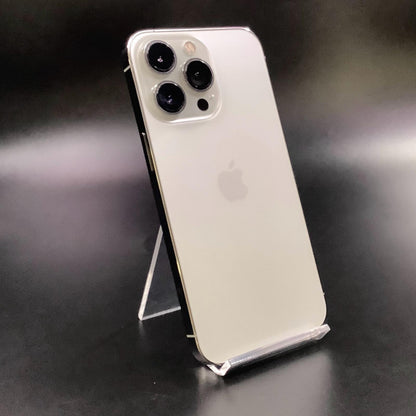 【全額返金保証】【最速発送】Apple iPhone iPhone 13 Pro 128GB シルバー docomo SIMフリー 白ロム 動作確認済 76%