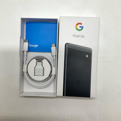 【全額返金保証】【最速発送】Google Pixel 6a 128GB チャコール au SIMフリー 白ロム 動作確認済