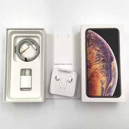【全額返金保証】【最速発送】Apple iPhone iPhone XS Max 256GB ゴールド docomo SIMフリー 白ロム 動作確認済 71%