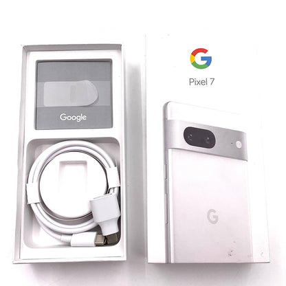 【全額返金保証】【最速発送】Google Pixel 7 128GB Snow au Pixel 7 白ロム 美品 動作確認済