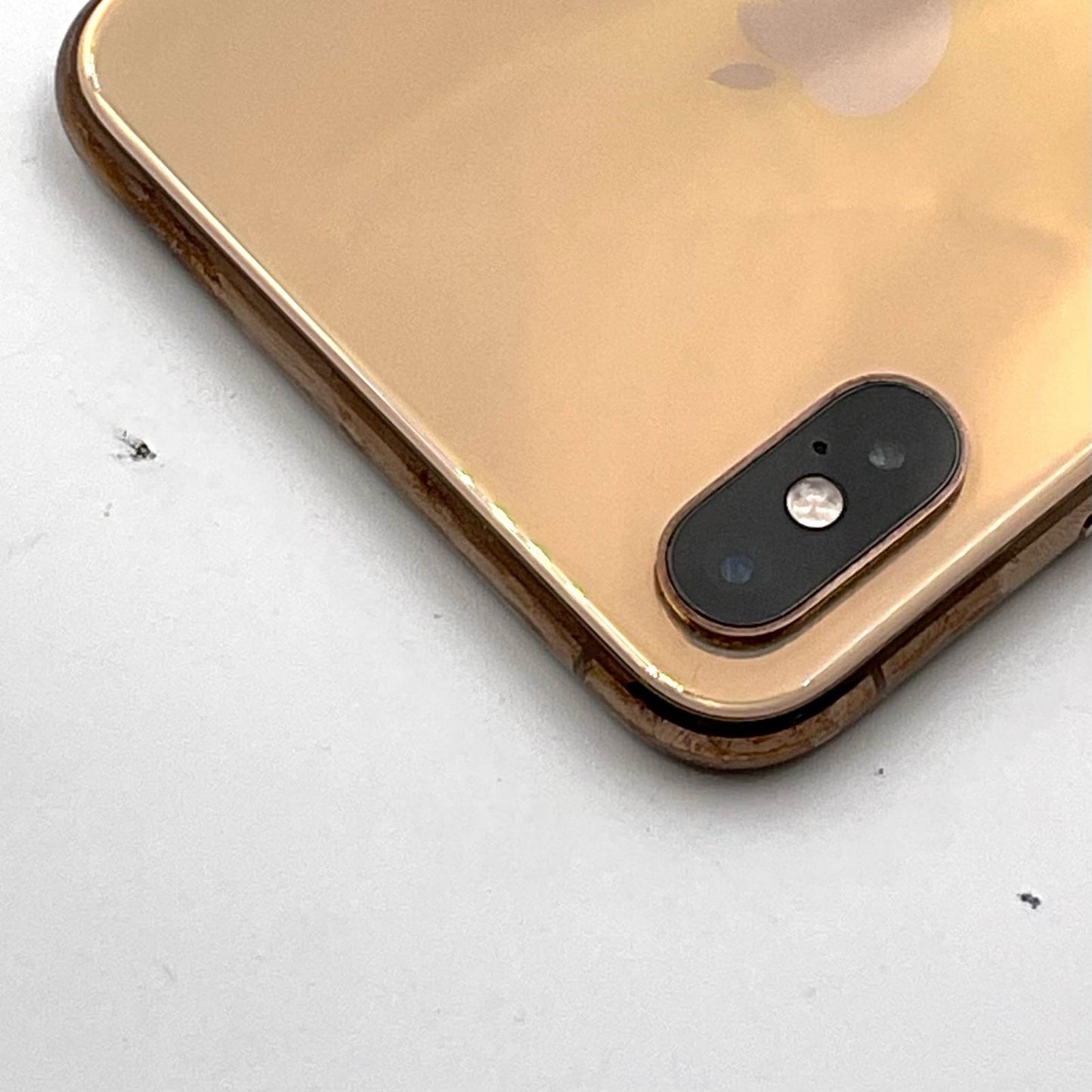 【全額返金保証】【最速発送】Apple iPhone iPhone XS Max 256GB ゴールド au 白ロム 美品 動作確認済 80%