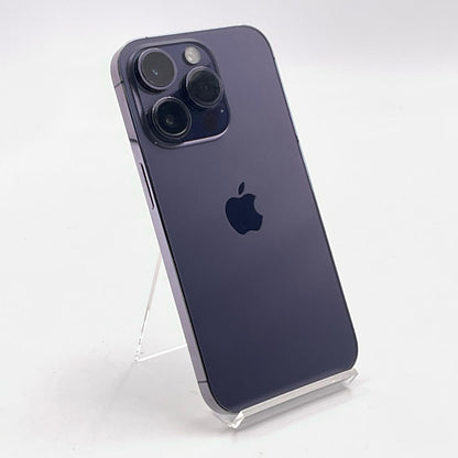 【全額返金保証】【最速発送】Apple iPhone iPhone 14 Pro 256GB ディープパープル SIMフリー 白ロム 動作確認済 84%