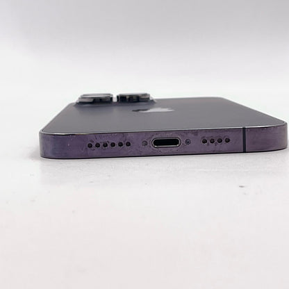 【全額返金保証】【最速発送】Apple iPhone iPhone 14 Pro Max 256GB ディープパープル SIMフリー 白ロム 動作確認済 77%