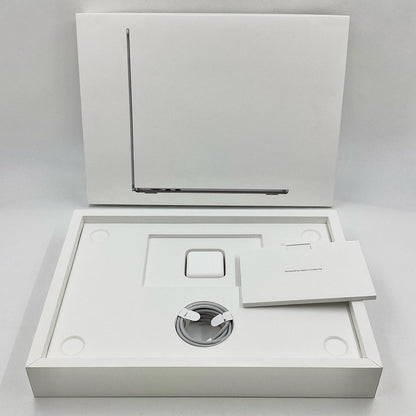 【全額返金保証】【最速発送】Apple MacBook Air 15.3インチ 2024 Apple M3 8GB SSD 512GB スペースグレイ 96.3% 動作確認済