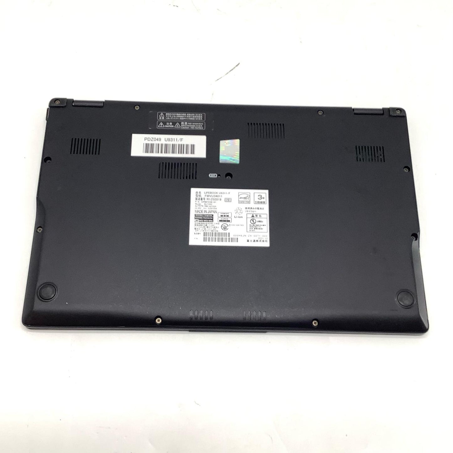 【全額返金保証】【最速発送】富士通 FMVU34011 Intel i7-1185G7 16GB M.2 SSD 256GB 79.2% 動作確認済