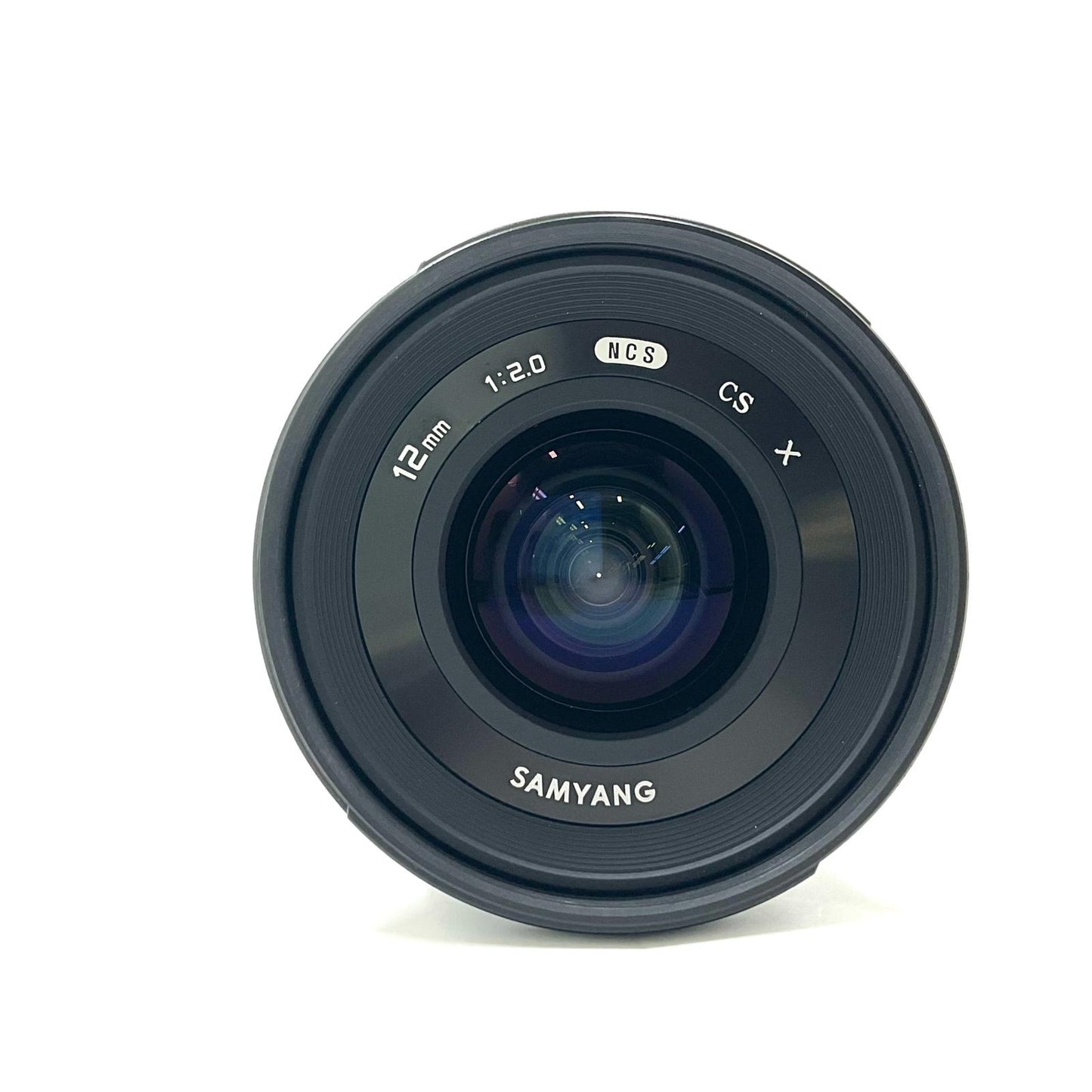 【最速発送】SAMYANG 12mm F2.0 NCS CS ブラック [フジフイルム用]【難有】