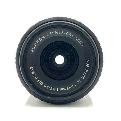 【全額返金保証】【最速発送】FUJIFILM フジノンレンズ XC15-45mmF3.5-5.6 OIS PZ [ブラック] 美品 動作確認済