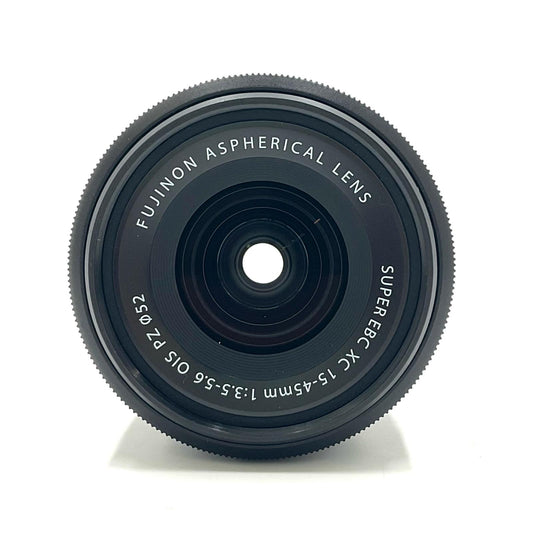 【全額返金保証】【最速発送】FUJIFILM フジノンレンズ XC15-45mmF3.5-5.6 OIS PZ [ブラック] 美品 動作確認済