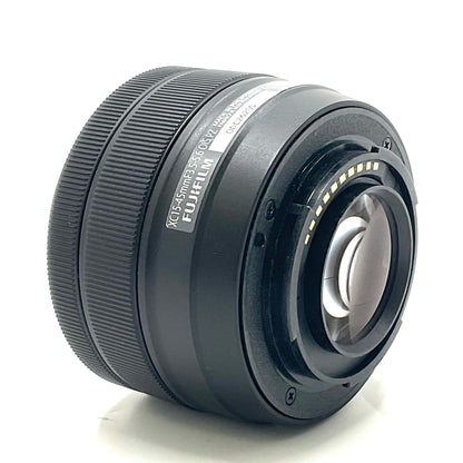 【全額返金保証】【最速発送】FUJIFILM フジノンレンズ XC15-45mmF3.5-5.6 OIS PZ [ブラック] 美品 動作確認済