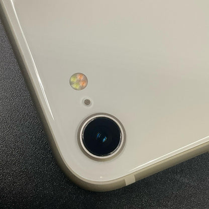 【全額返金保証】【最速発送】Apple iPhone iPhone SE（第3世代） 128GB スターライト au SIMフリー 動作確認済 76%