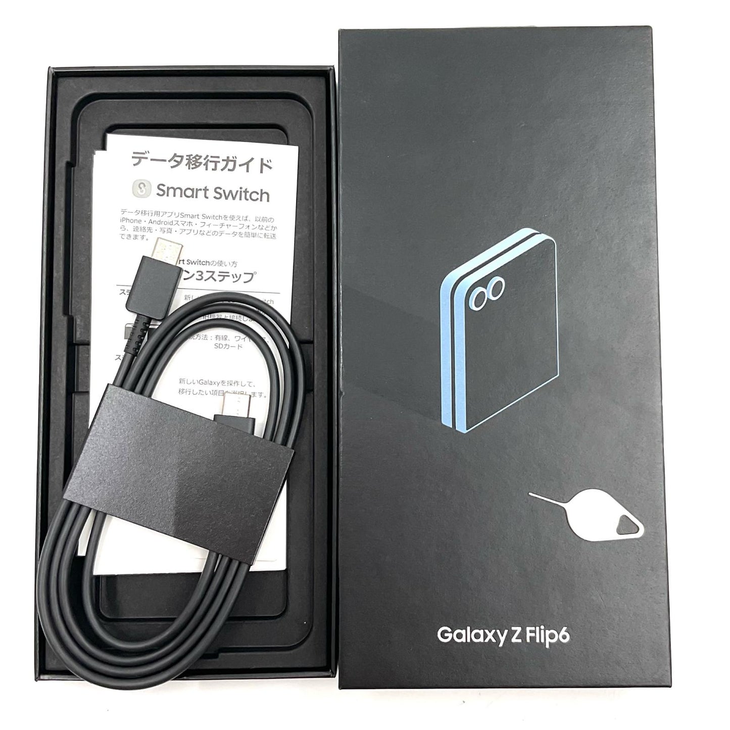 【全額返金保証】【最速発送】SAMSUNG Galaxy Z Flip6 256GB ブルー au SIMフリー SCG29 超美品 動作確認済