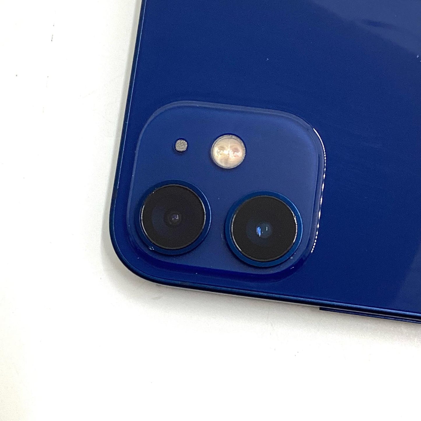 【全額返金保証】【最速発送】Apple iPhone iPhone 12 mini 256GB ブルー au 白ロム 動作確認済 86%