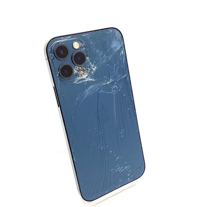 【最速発送】Apple iPhone iPhone 12 Pro 256GB パシフィックブルー au 白ロム【難有】 77%