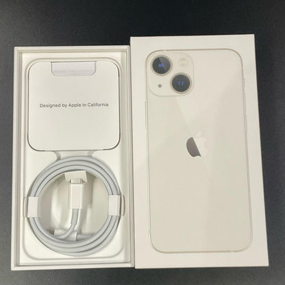 【全額返金保証】【最速発送】Apple iPhone iPhone 13 mini 256GB スターライト 楽天モバイル 動作確認済 100%