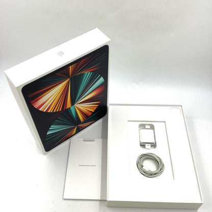 【全額返金保証】【最速発送】Apple iPad Pro 12.9インチ 第5世代 1TB シルバー WiFi+Cellular SIMフリー 白ロム 動作確認済