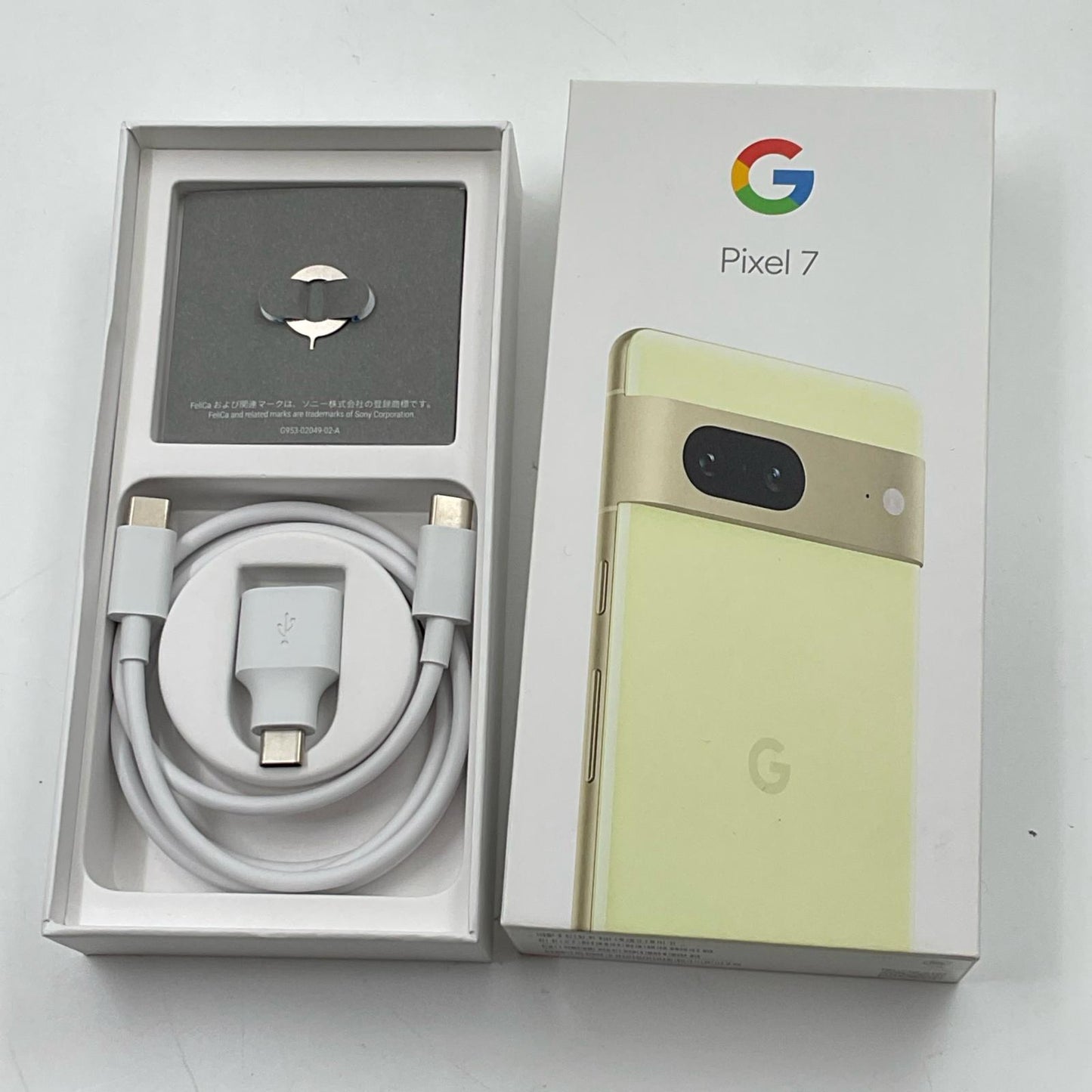 【全額返金保証】【最速発送】Google Pixel 7 128GB Lemongrass SIMフリー G03Z5 白ロム 動作確認済