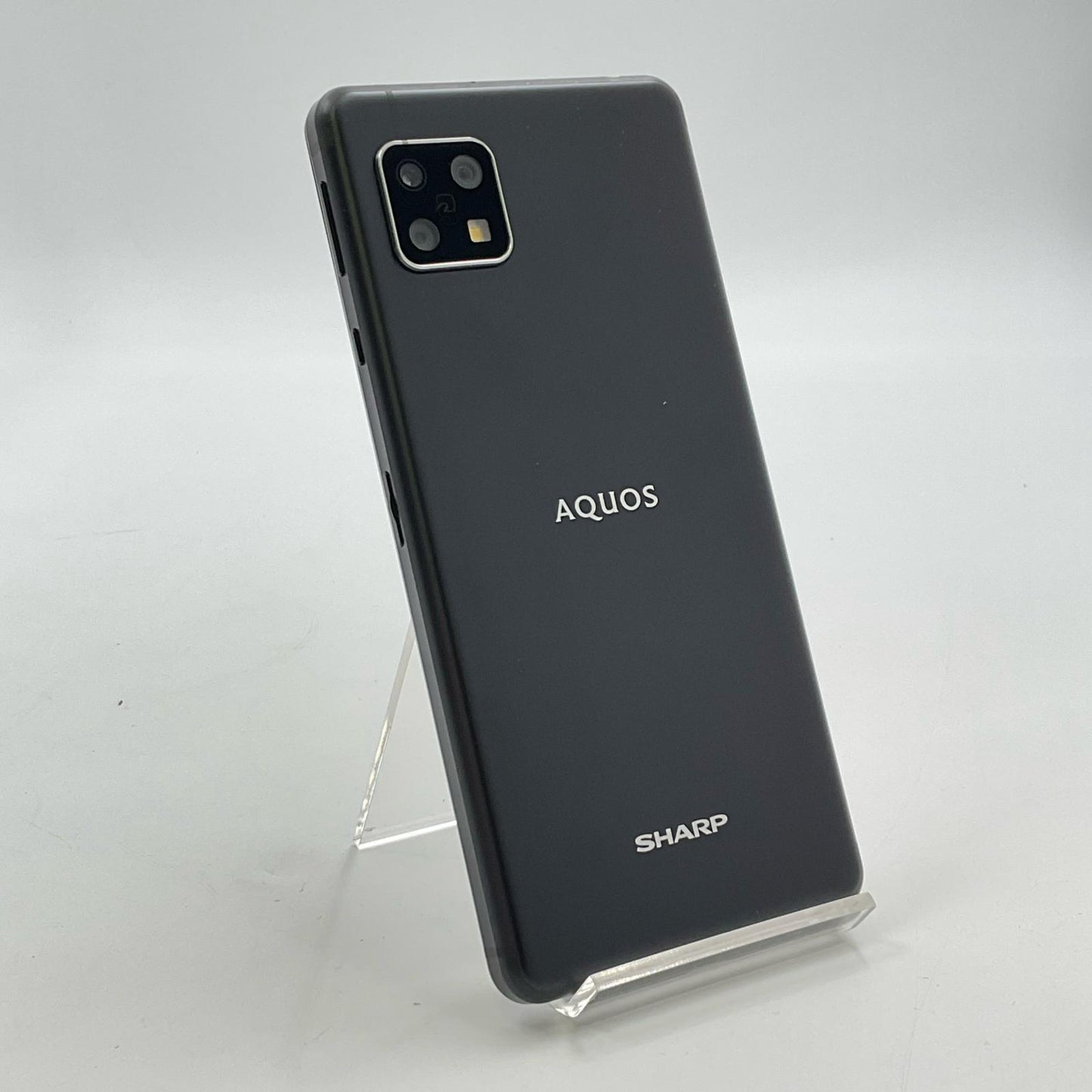 【全額返金保証】【最速発送】SHARP AQUOS sense4 64GB ブラック SIMフリー SH-M15 白ロム 美品 動作確認済
