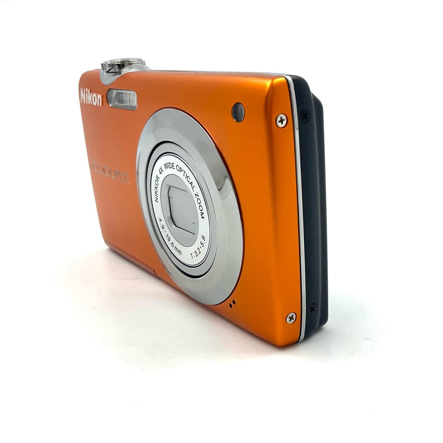 【全額返金保証】【最速発送】Nikon コンパクトデジタルカメラ COOLPIX S3000 ファインオレンジ 美品 動作確認済